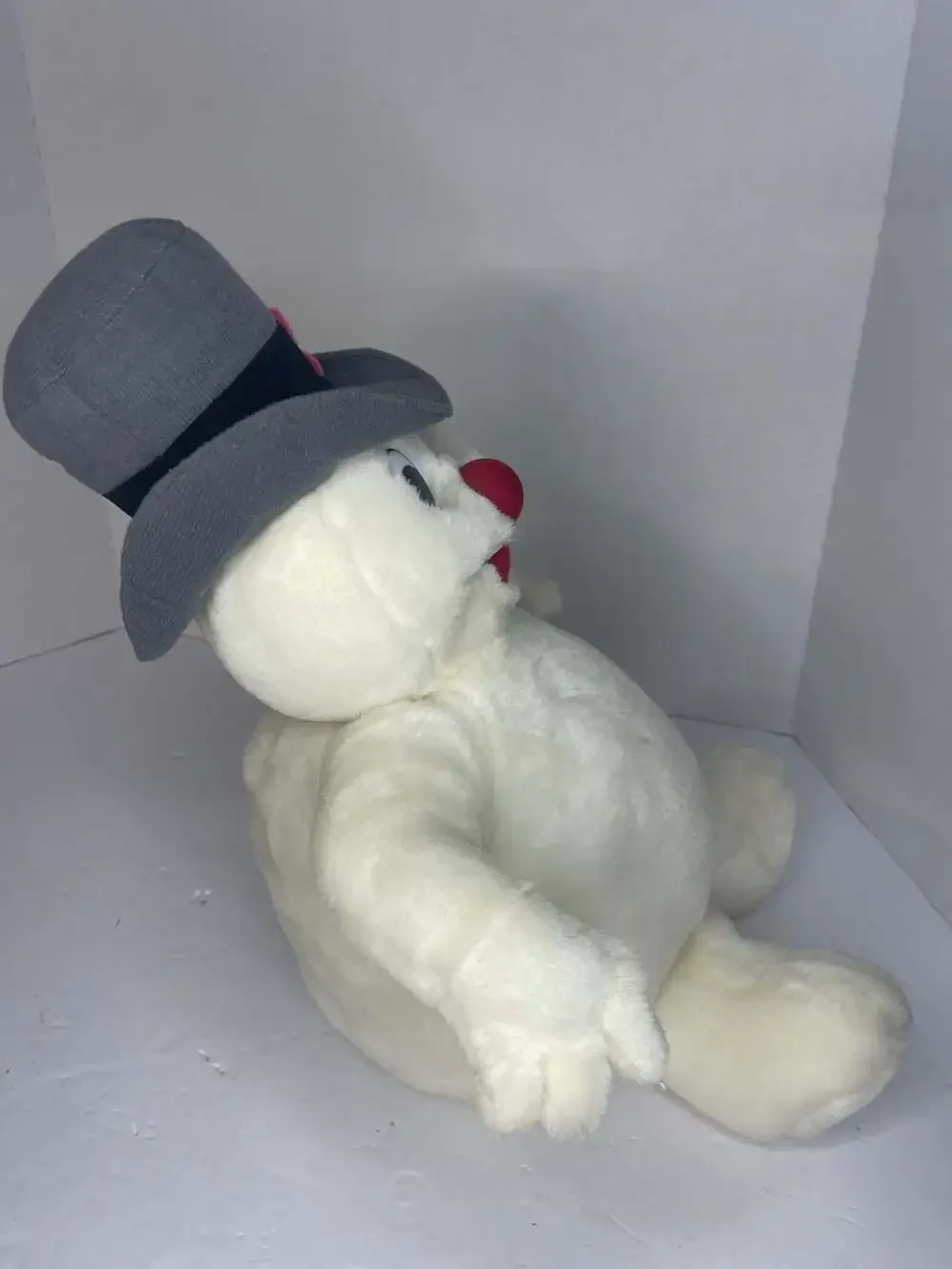 Gemmy Vintage 15” Frosty The Snowman Plush Musical Toy 1990s Works